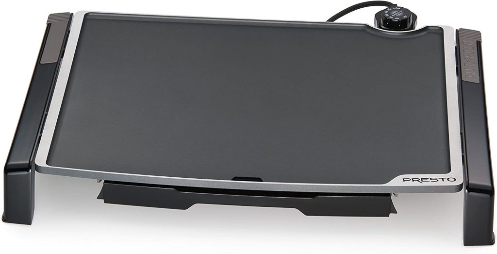 Presto 07073 Electric Tilt-N-fold Griddle, 19", Black