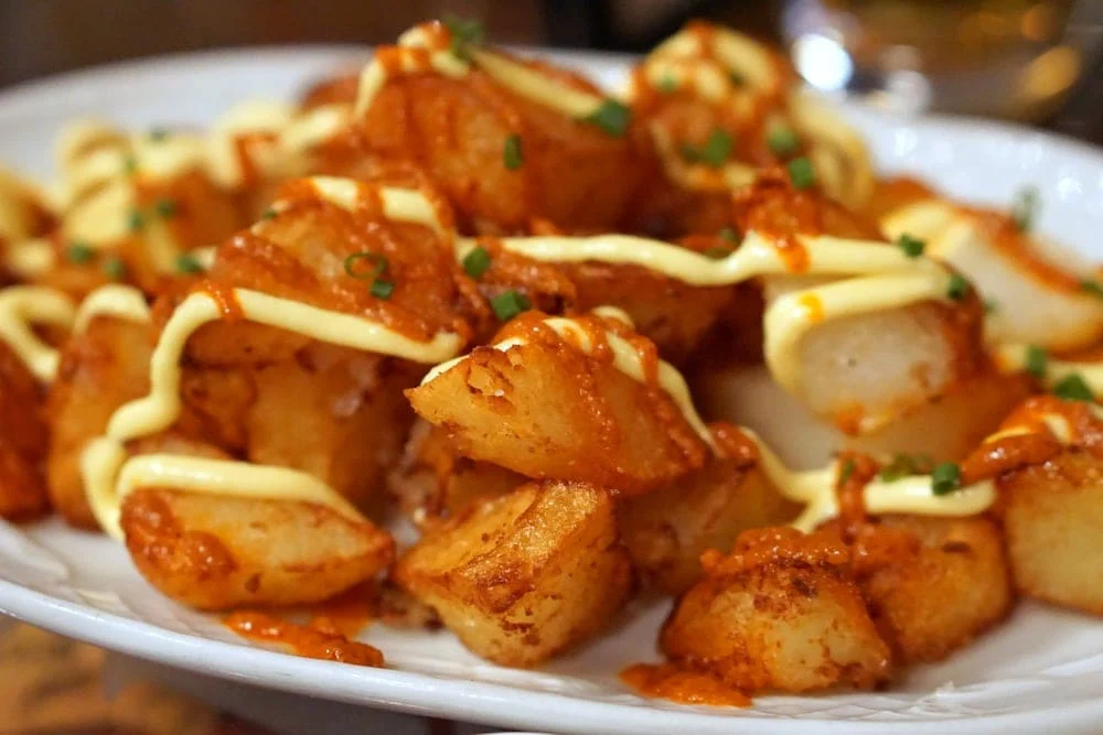 Spanish dish - Patatas bravas